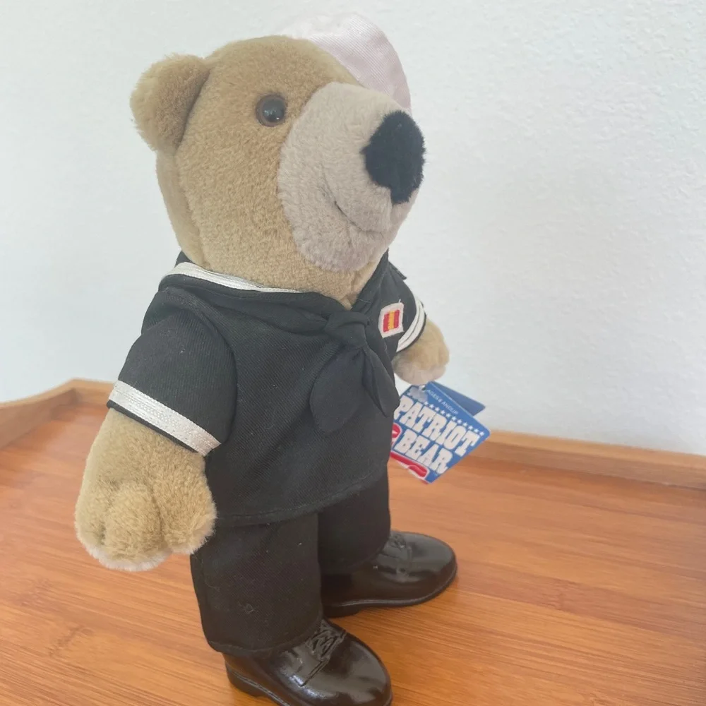 Vintage 1994 Patriot‎ Bear Marine Teddy Bear plushie Limited edition Collectible
